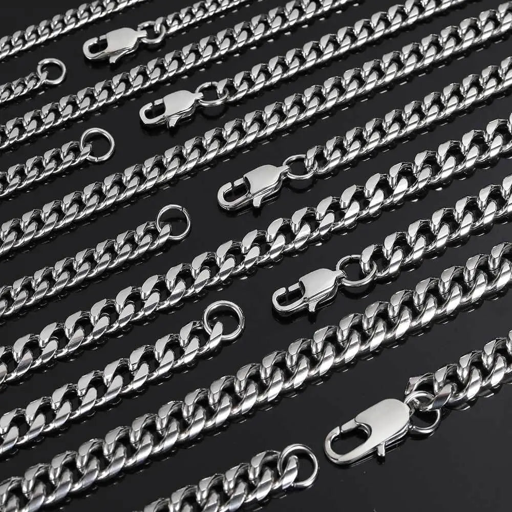Hip-hop Intensive Grinding Buckle Cuban Chain