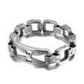 Hollow Cross Stainless Steel Bracelet