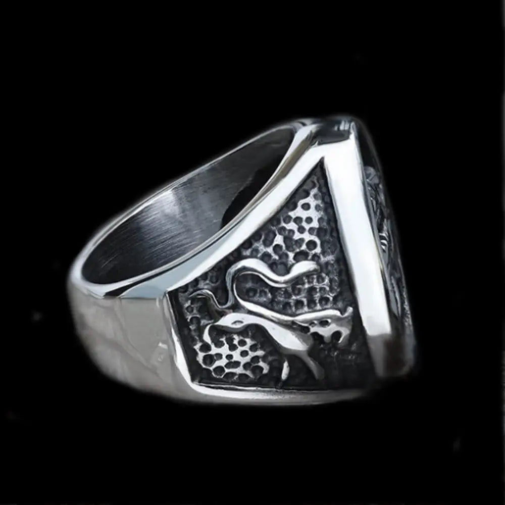 House Stark Direwolf Stainless Steel Ring