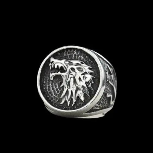 House Stark Direwolf Stainless Steel Ring
