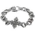 Infinity Chain Cross Stainless Steel Bracelet