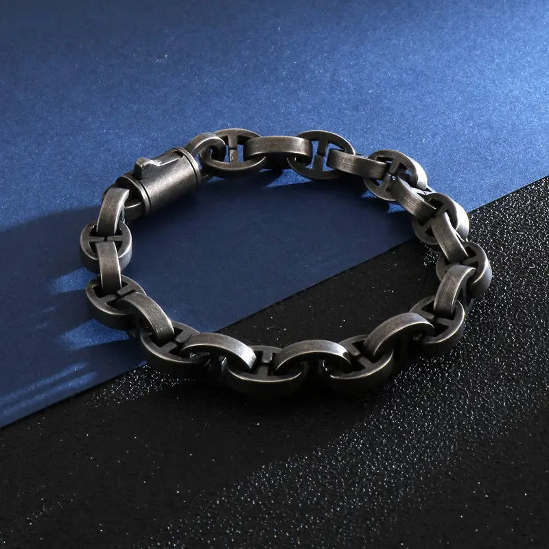 Interlocking Stainless Steel Bracelet