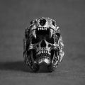 Jaguar Skull Stainless Steel Biker Ring