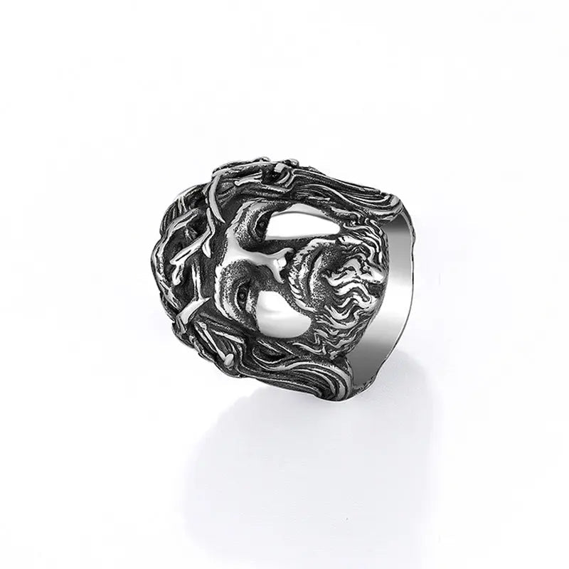 Jesus Crown of Thorns Stainless Steel Ring