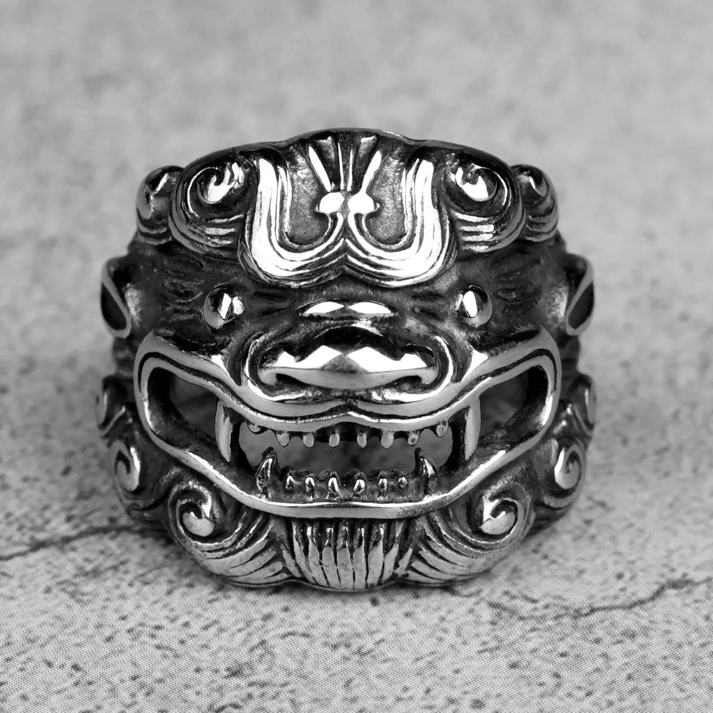 Kirin Amulet Stainless Steel Ring
