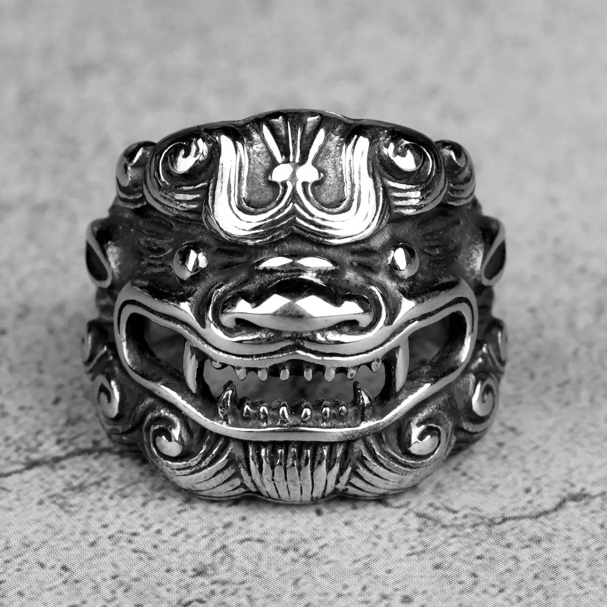 Kirin Amulet Stainless Steel Ring