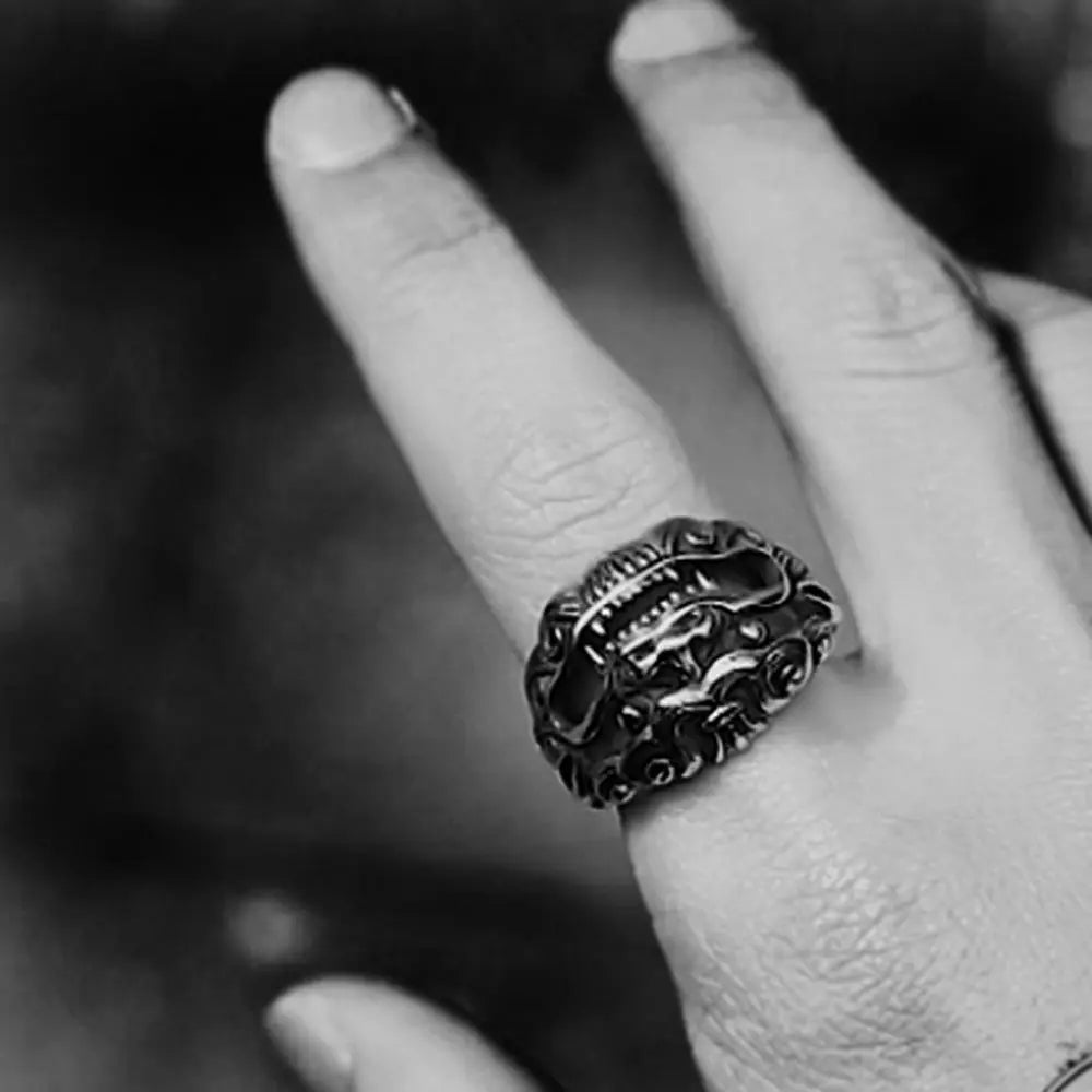 Kirin Amulet Stainless Steel Ring
