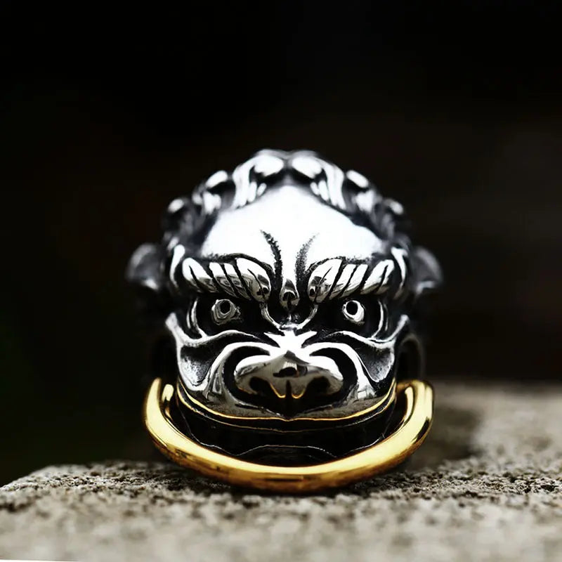 Kirin Head Stainless Steel Ring
