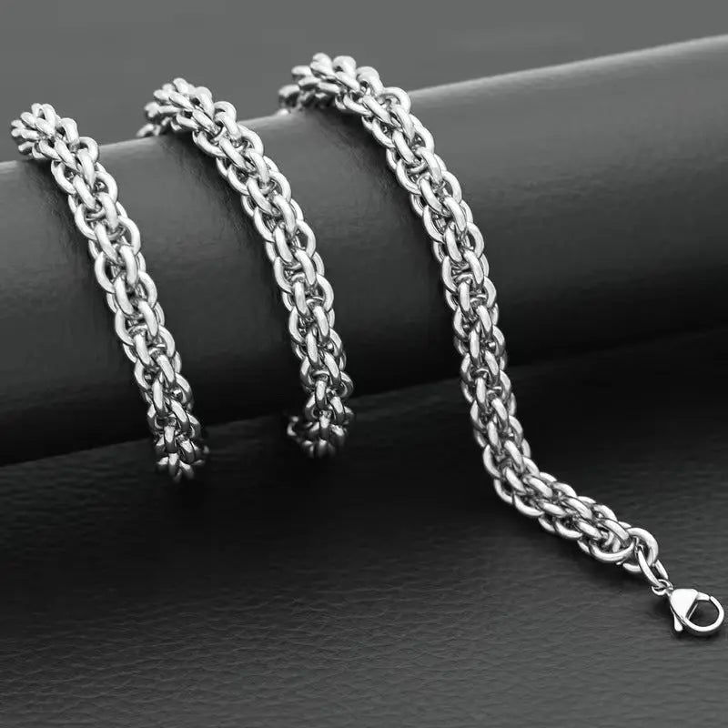 Lantern Chain Stainless Steel Necklace