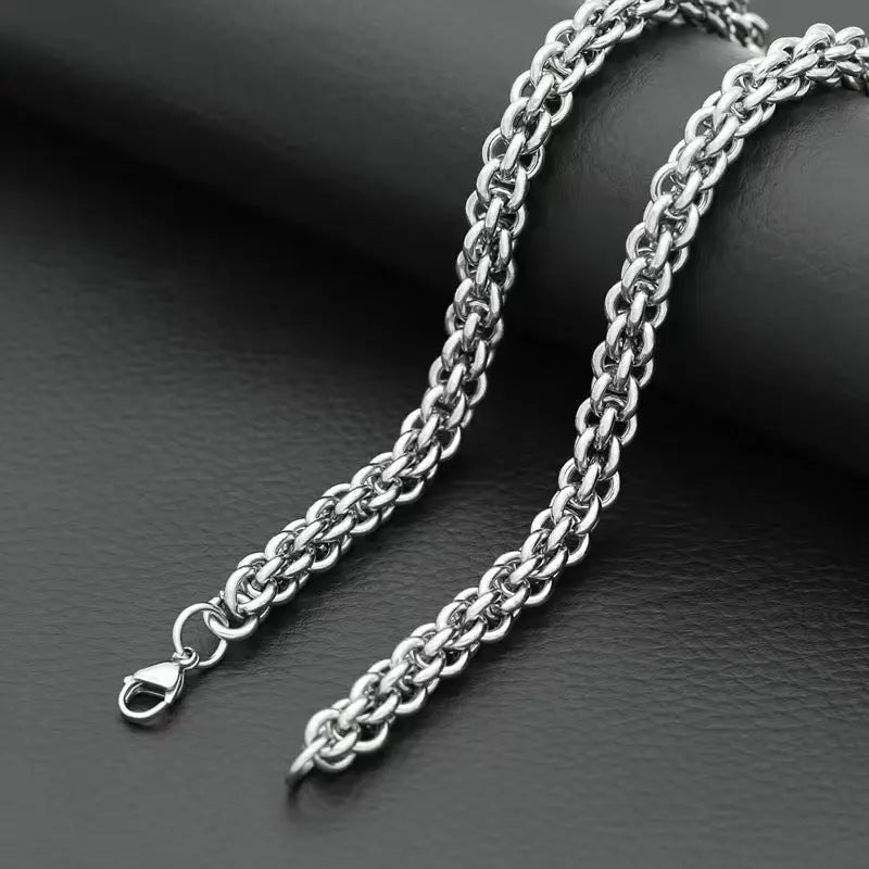 Lantern Chain Stainless Steel Necklace