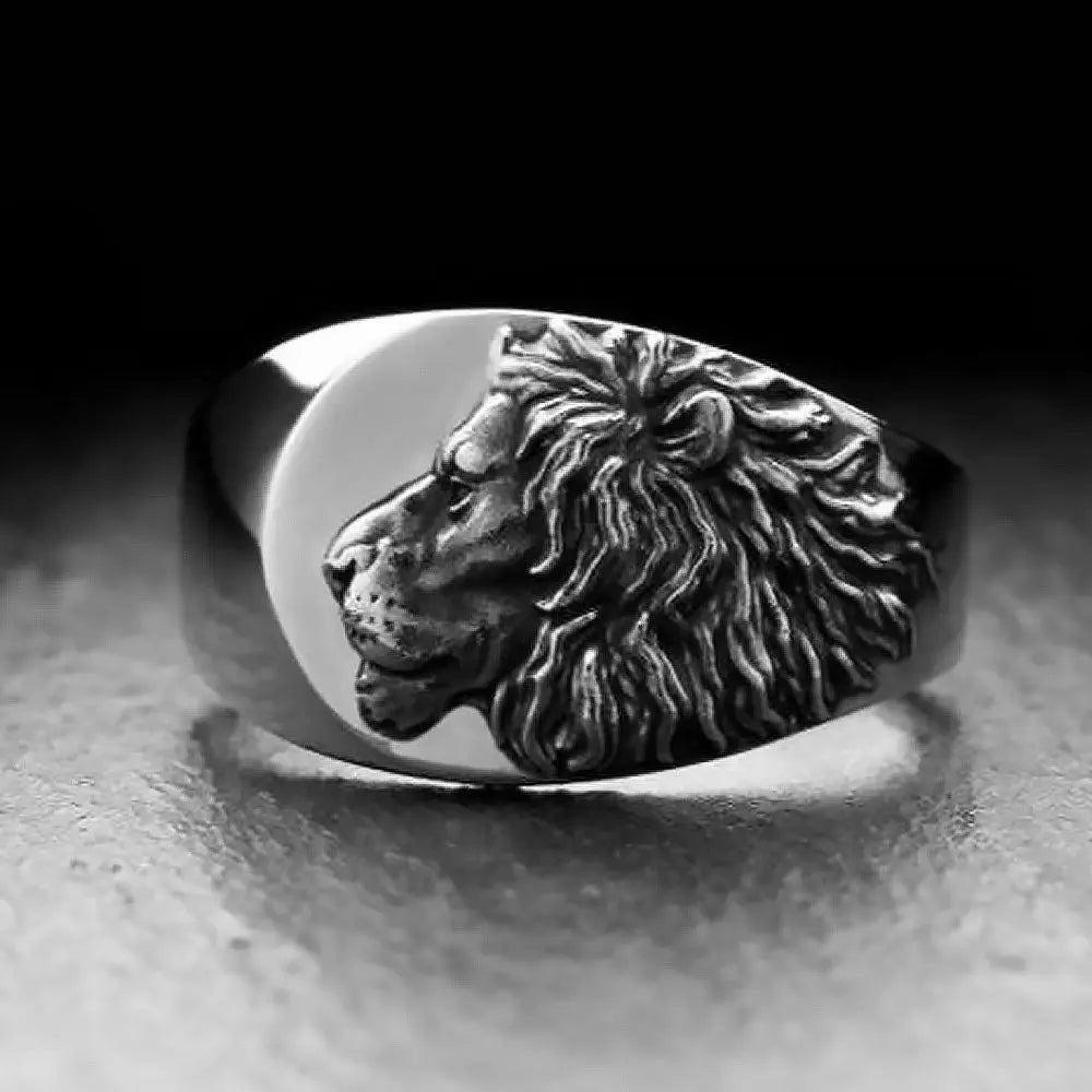 Lion Signet Ring