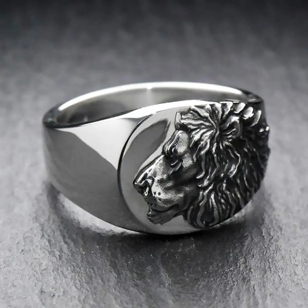 Lion Signet Ring