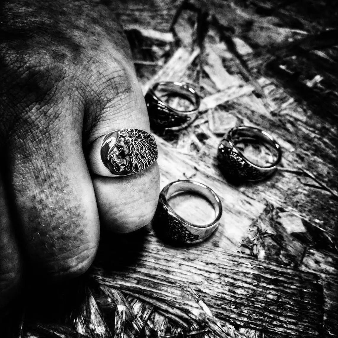 Lion Signet Ring