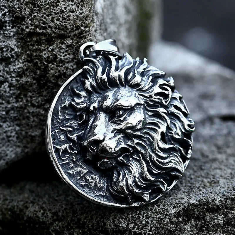 Lion Stainless Steel Pendant