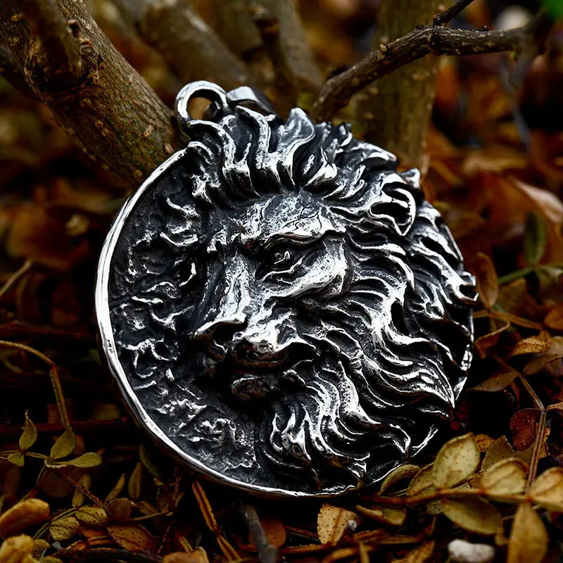 Lion Stainless Steel Pendant