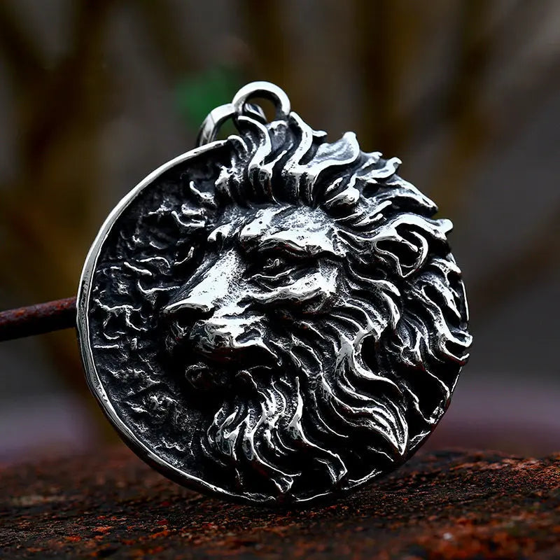 Lion Stainless Steel Pendant