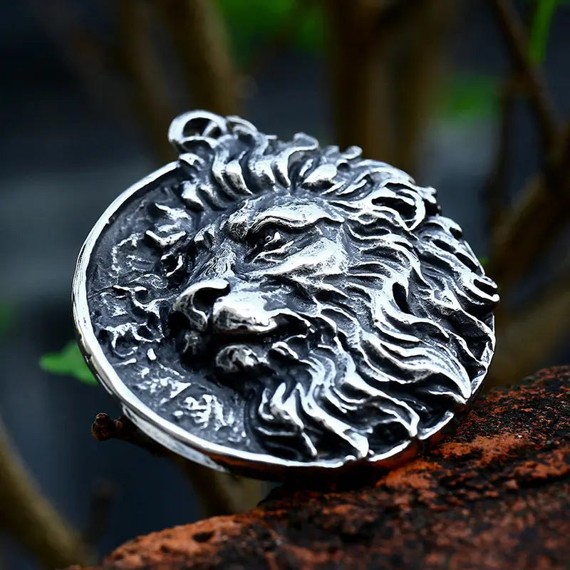 Lion Stainless Steel Pendant