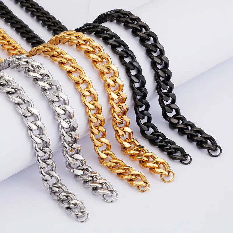 Lobster Clasp Shiny Cuban Chain