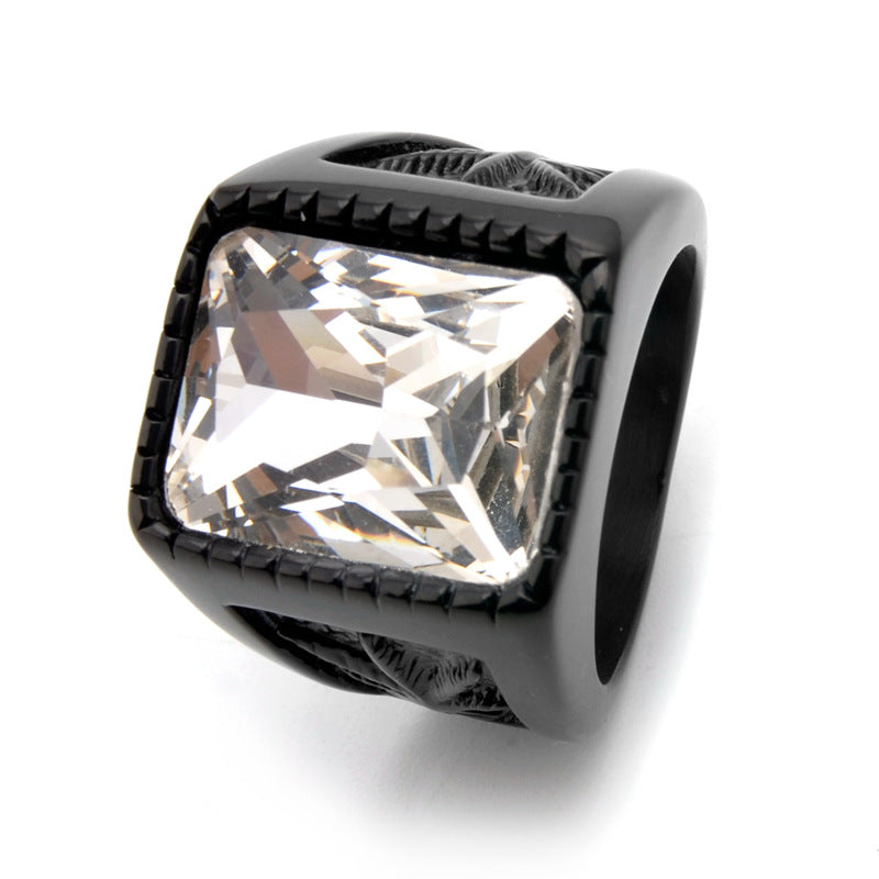 Maple Leaf Stainless Steel Ring
