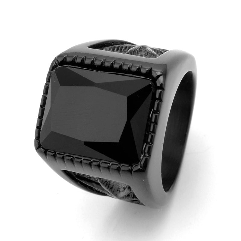 Maple Leaf Stainless Steel Ring