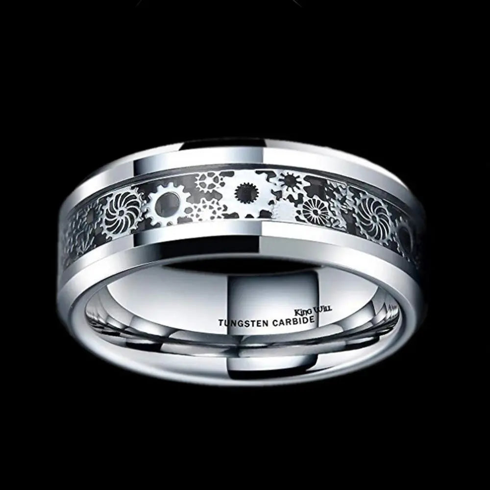 Mechanical Gear Stainless Steel Ring