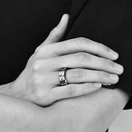 Mechanical Gear Stainless Steel Ring