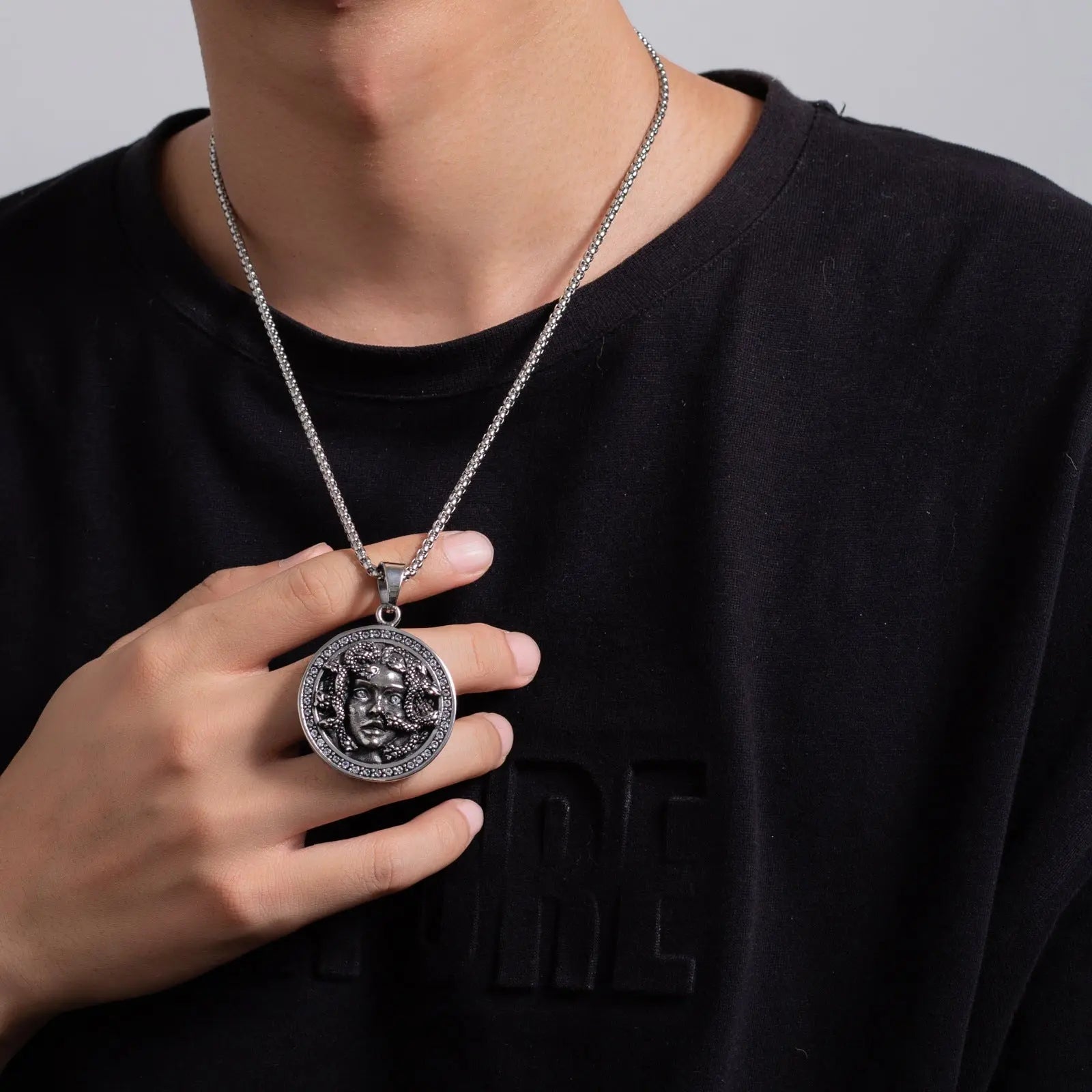 Medusa Stainless Steel Pendant