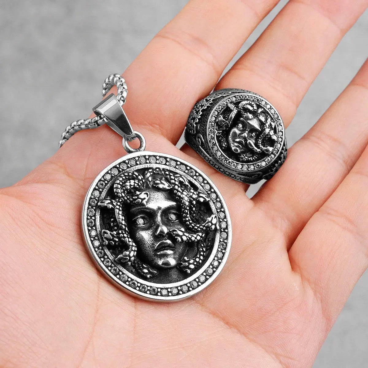 Medusa Stainless Steel Pendant