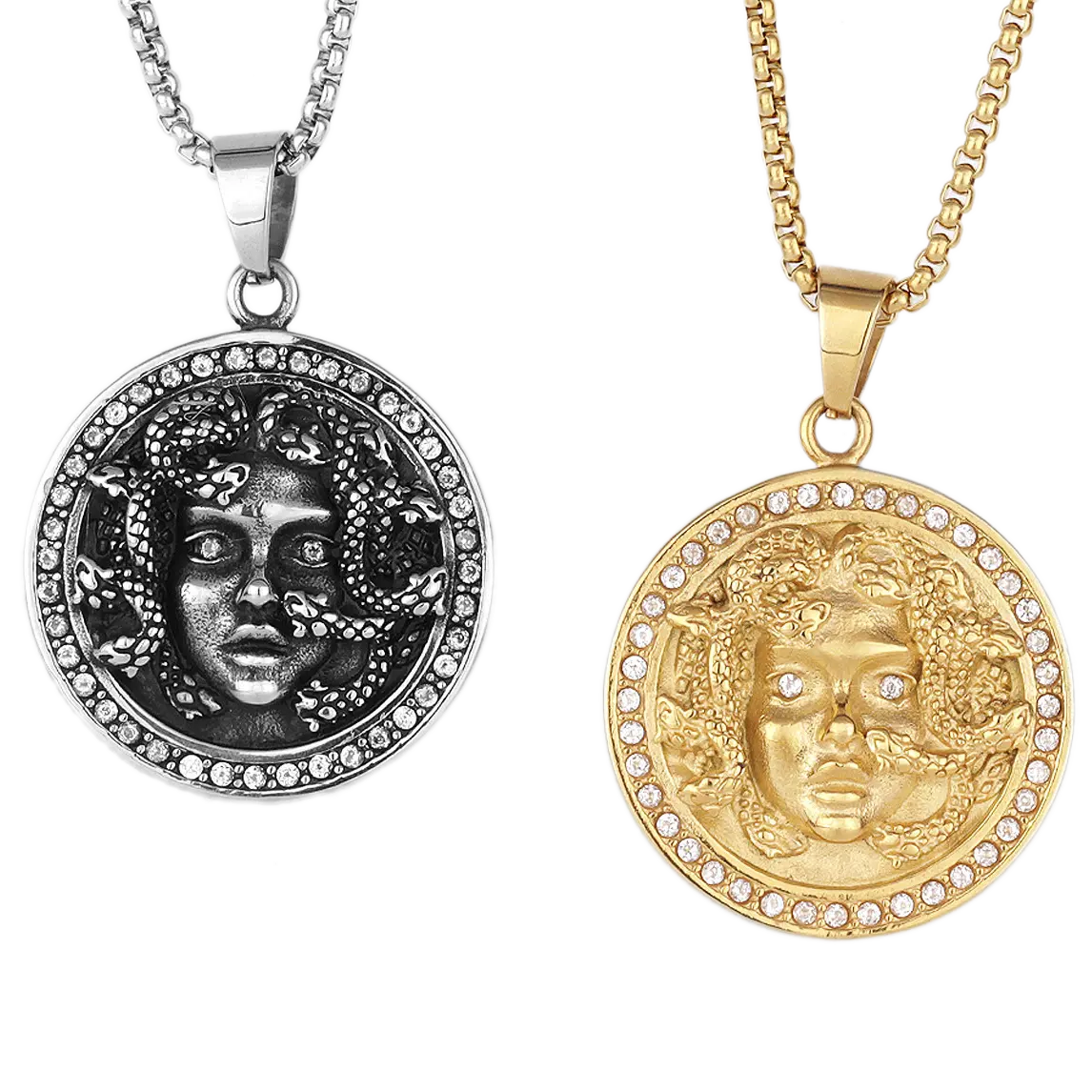 Medusa Stainless Steel Pendant