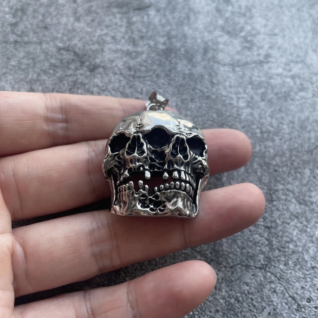Merging Skull Stainless Steel Pendant