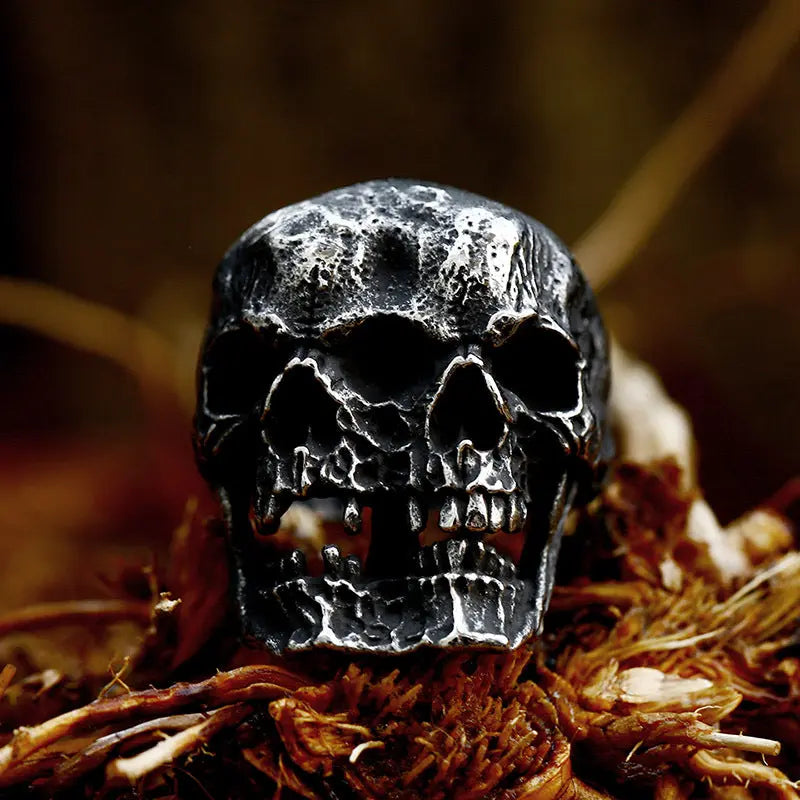 Merging Skull Stainless Steel Ring