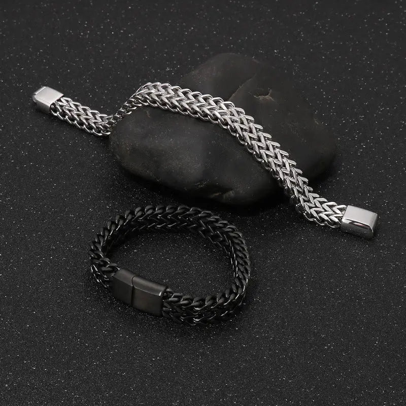 Mesh Chain Stainless Steel Bracelet