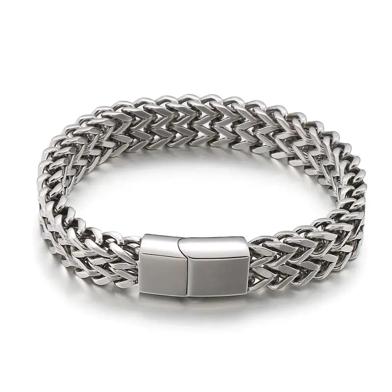 Mesh Chain Stainless Steel Bracelet