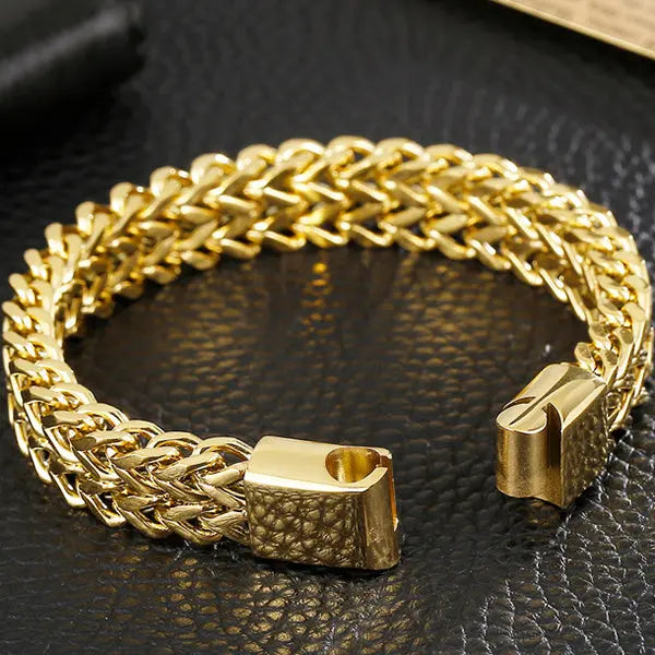 Mesh Chain Stainless Steel Bracelet