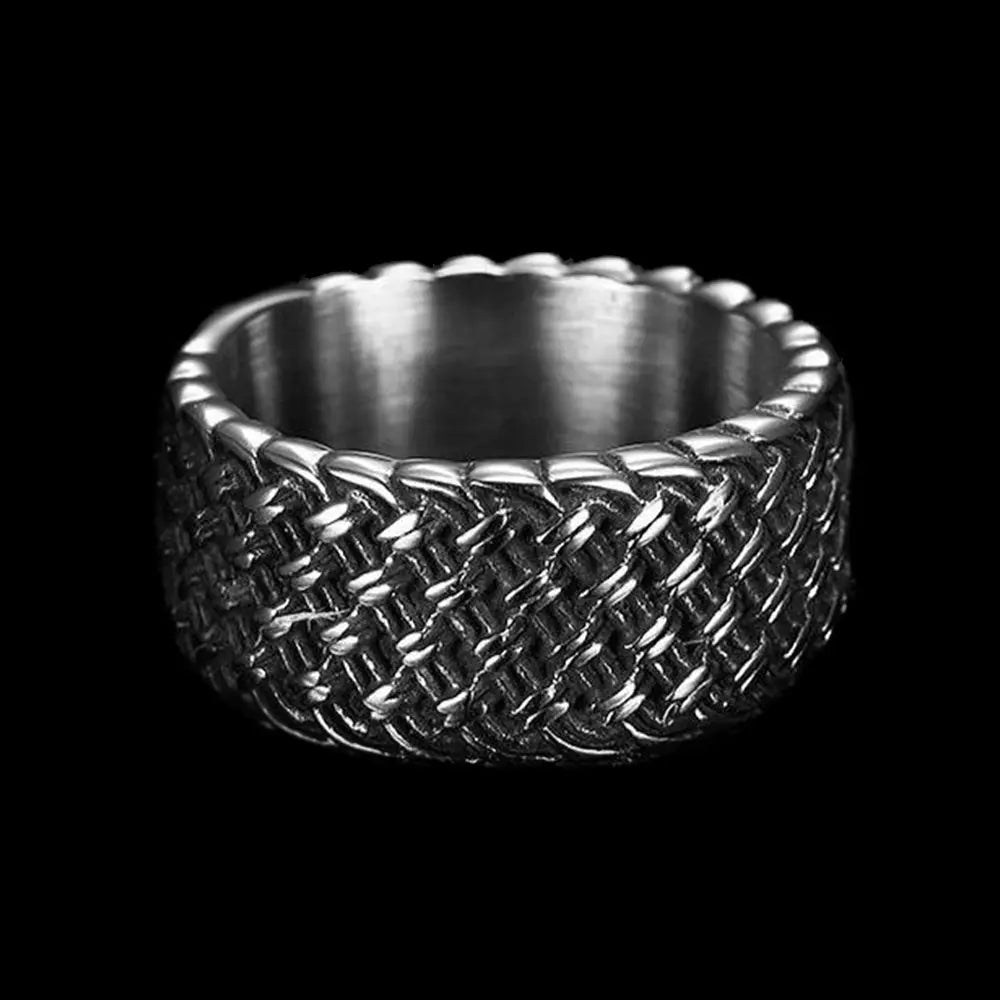 Minimalist Punk Stainless Steel Circle Ring