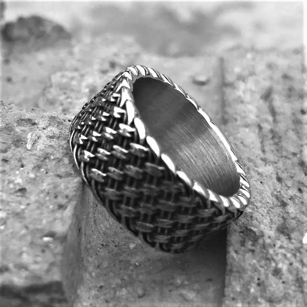 Minimalist Punk Stainless Steel Circle Ring