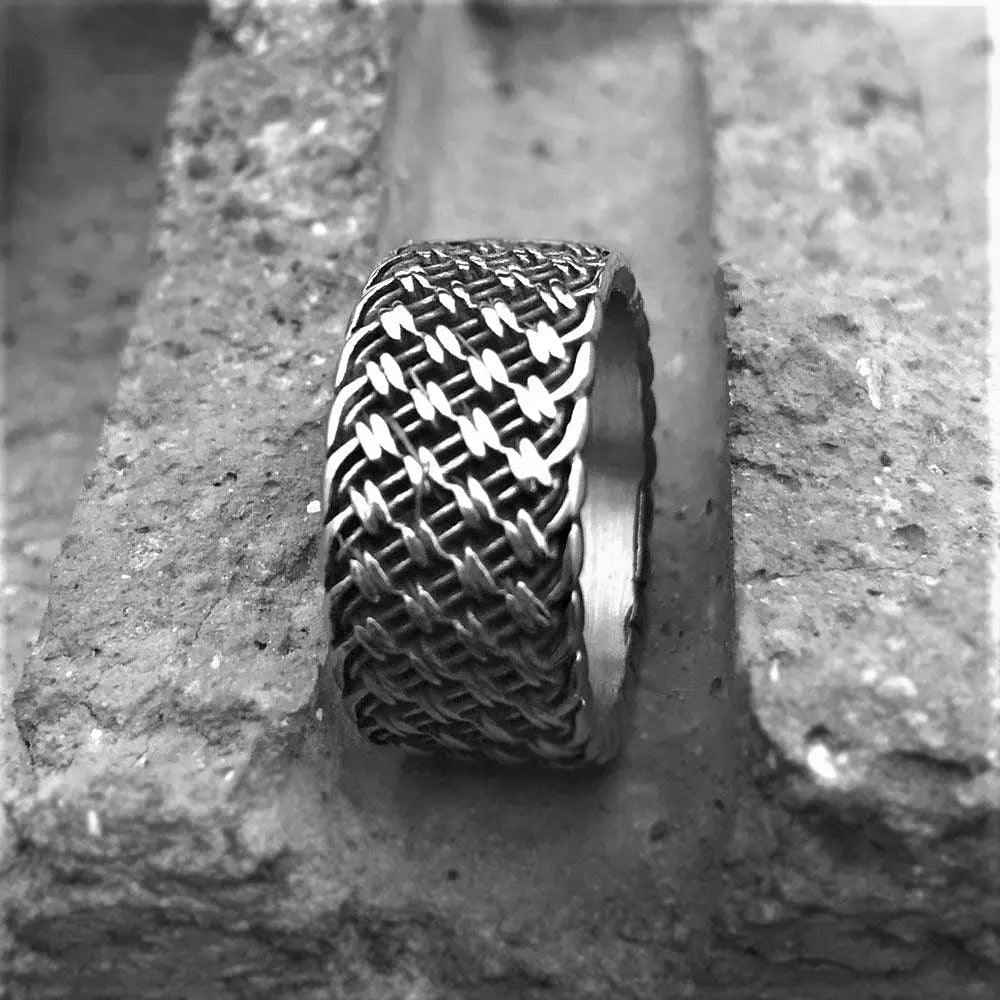 Minimalist Punk Stainless Steel Circle Ring