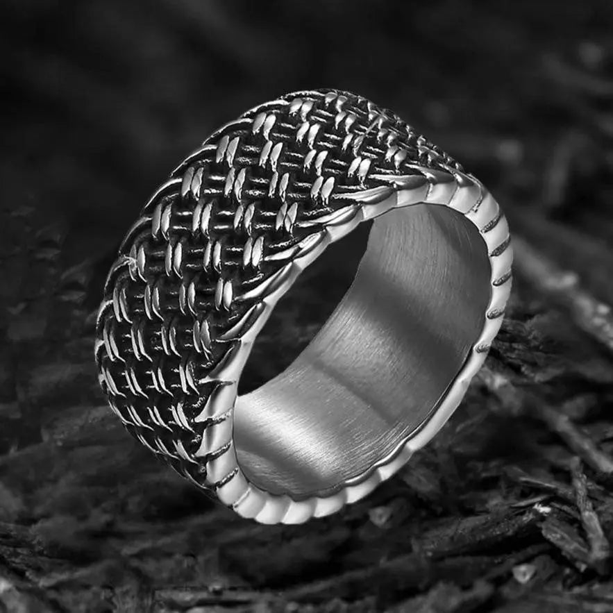Minimalist Punk Stainless Steel Circle Ring
