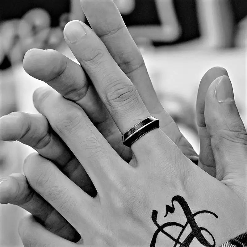 Minimalist Triangle Stainless Steel Ring