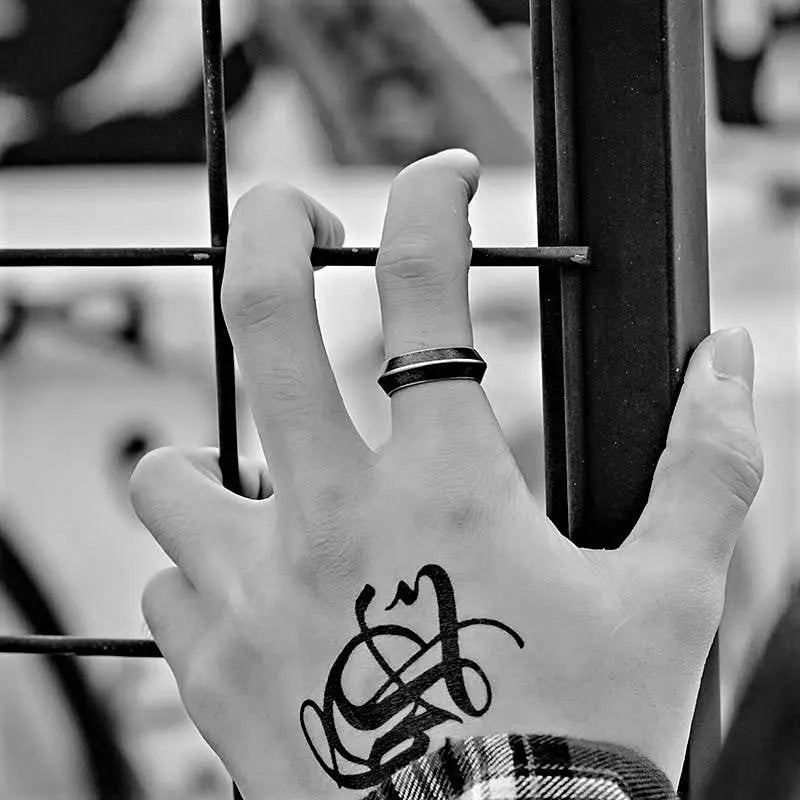 Minimalist Triangle Stainless Steel Ring
