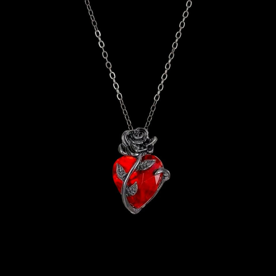 Blood Rose Necklace