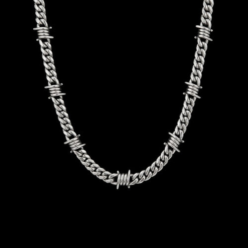 9mm Barb Wire Cuban Chain
