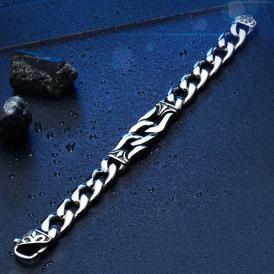 Mysterious Lock Stainless Steel Bracelets