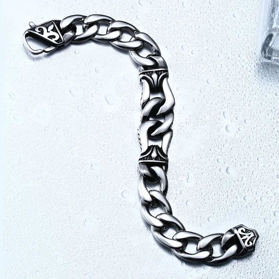 Mysterious Lock Stainless Steel Bracelets