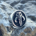 Mythosaur Skull Sigil Stainless Steel Ring