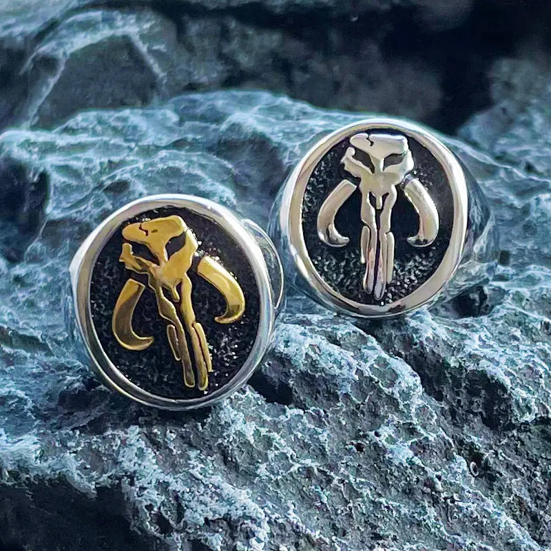 Mythosaur Skull Sigil Stainless Steel Ring