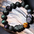 Natural Rainbow Eye Obsidian Bracelets Bangles Chakra Bracelet