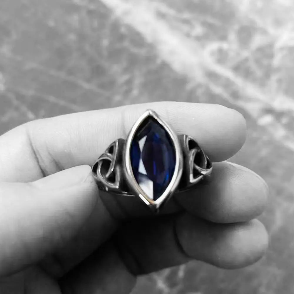 Navette Style Celtic Knot Ring