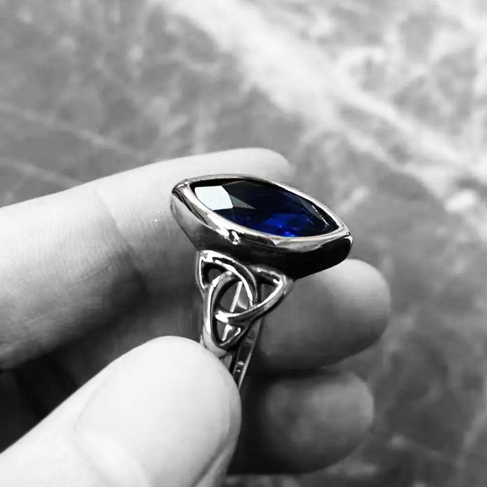 Navette Style Celtic Knot Ring