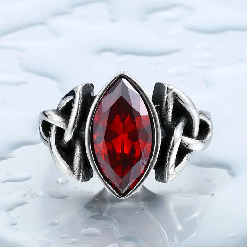 Navette Style Celtic Knot Ring